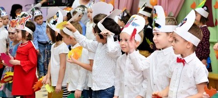 Осенний праздник в детском саду «Олимпик»