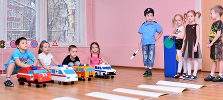 Занятие по Правилам дорожной грамотности в детском саду «Интеграл», м. Рязанский проспект