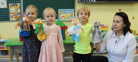 Кукольный спектакль от воспитанников детского сада «Интеграл» в Новогорске