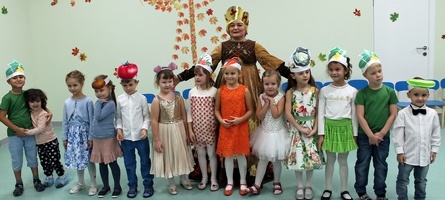 Праздник осени в старшей и подготовительной группе детского сада «Интеграл» в Новогорске